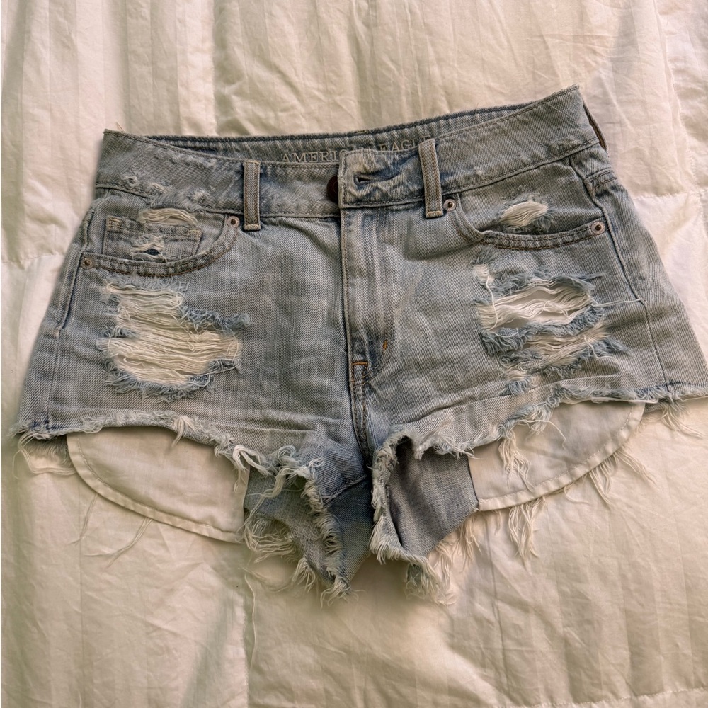 American Eagle Outfitters Women's Distressed Denim Shorts